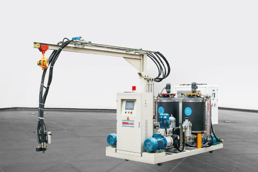 Two-Component Mobile Polyurethane High Pressure Injection Machine with Track
