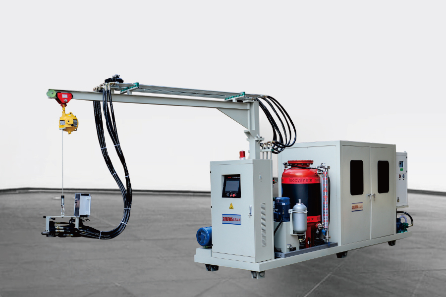 Cyclopentane Polyurethane High Pressure Foaming Injection Machine with Track