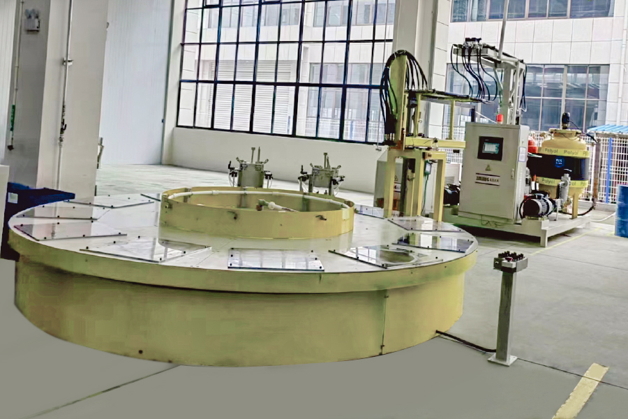 Turntable Foam Injection Machine Production Line