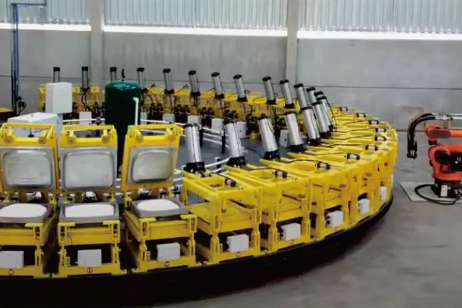 Turntable Foam Injection Machine Production Line